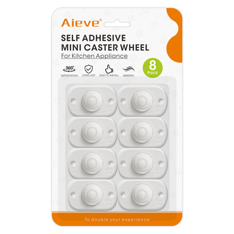 AIEVE Self Adhesive Mini Caster Wheels
