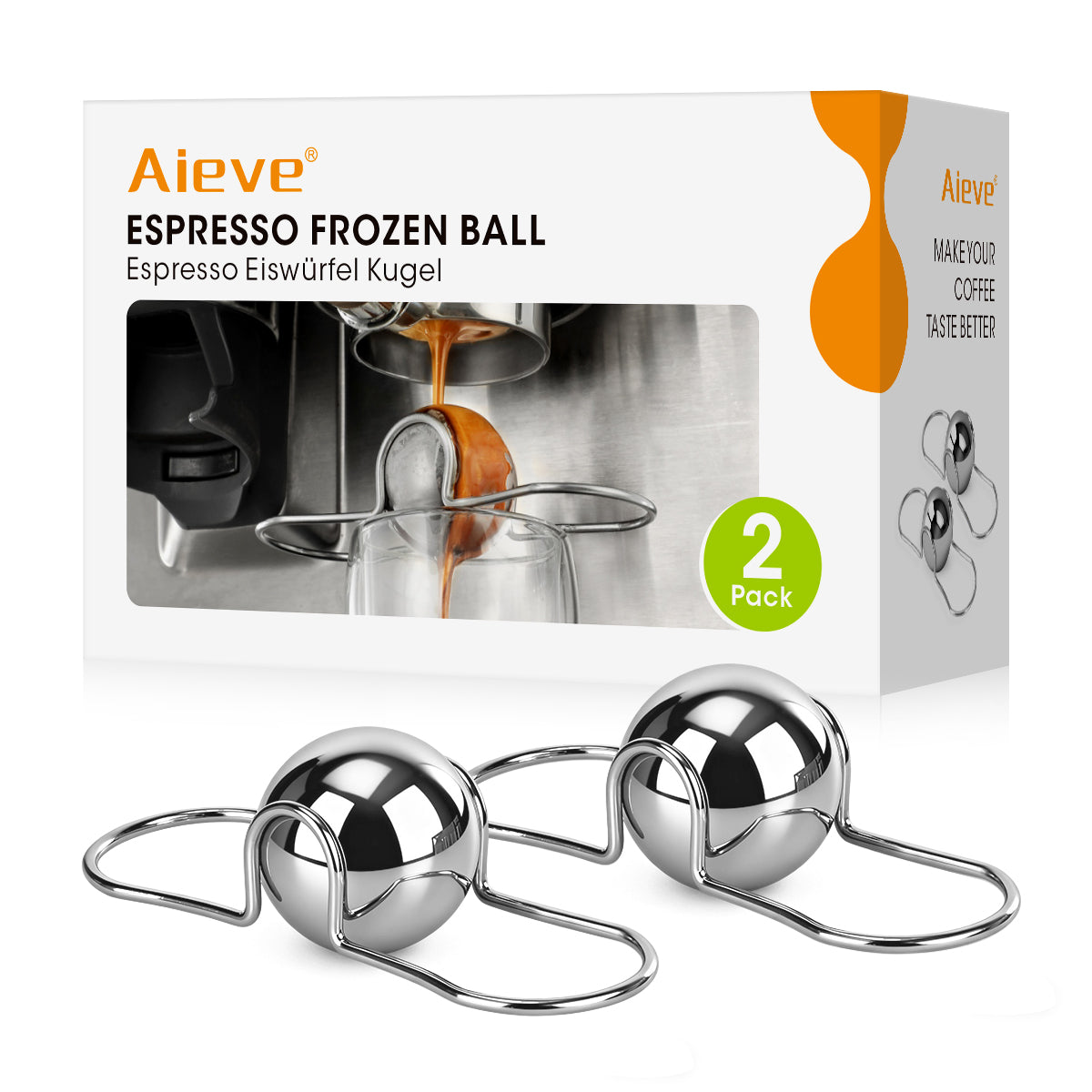 Aieve Espresso Bola Congelada para Café Espresso