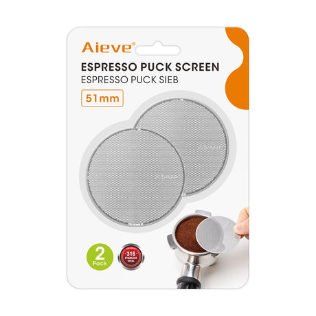 Aieve Espresso Puck Screen-51mm
