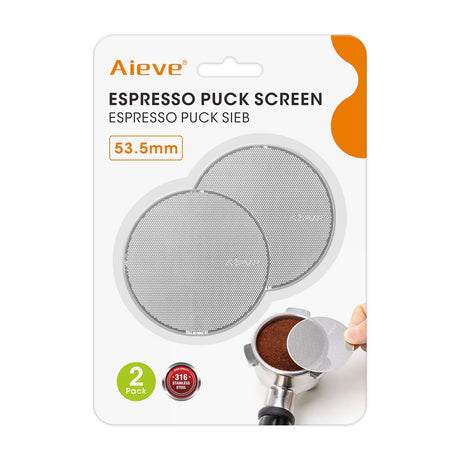 Aieve Espresso Puck Screen-53.5mm