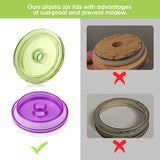 plastic jar lids with advantages od rust-proof and prevent mildew