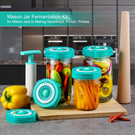 Mason Jar Fermenting Lids