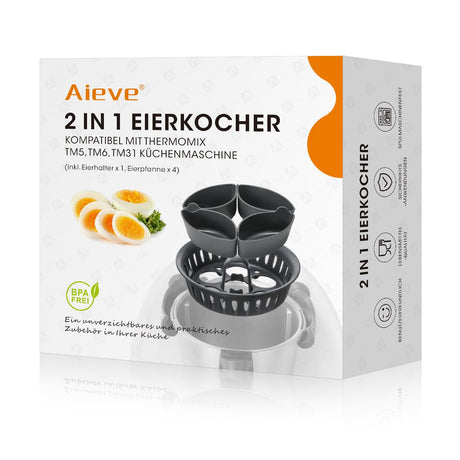 Aieve 2 in 1 egg cooker insert