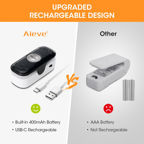 upgraded rechargeable design