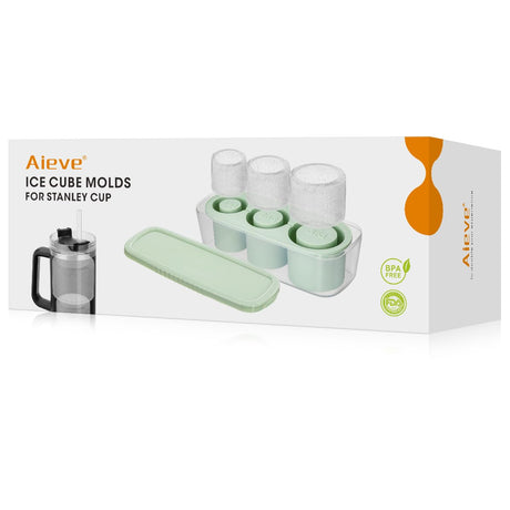 Aieve ice cube molds for stanely cup-green