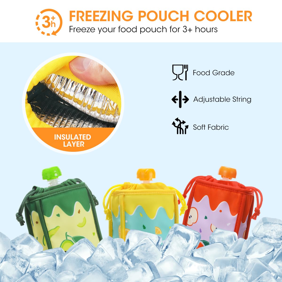 freezing pouch cooler