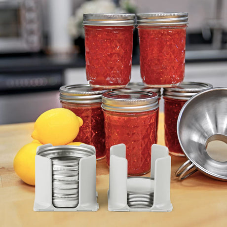 Mason Jar Lid Storage，Tips for keeping your kitchen tidy