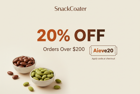 SnackCoater 20% OFF Discount Poster