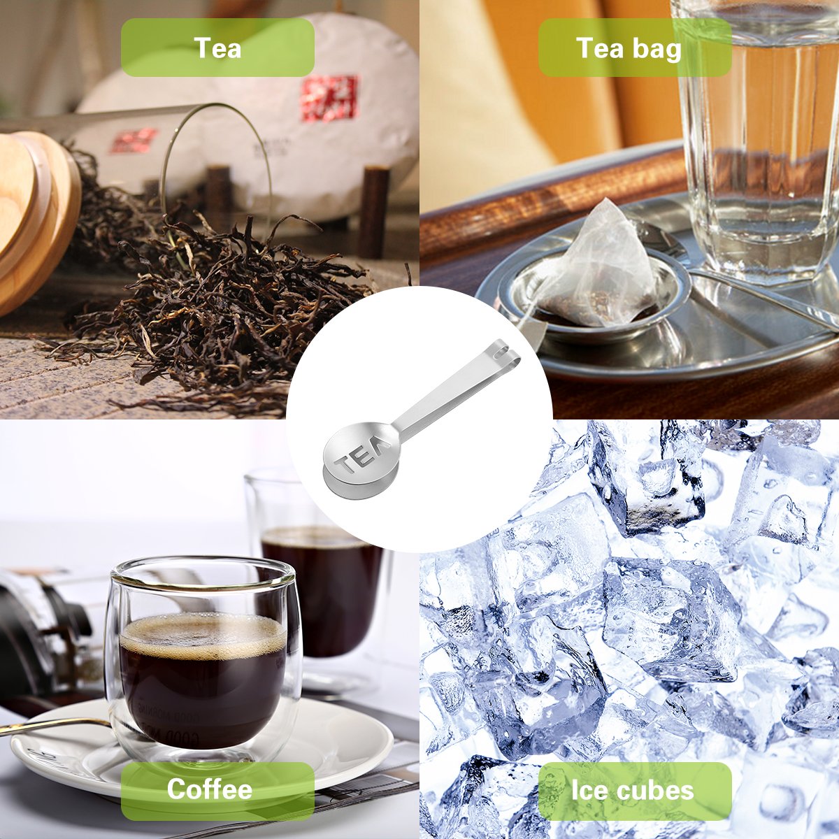 Tea bag tongs can be used as clip,for tea,tea bag,coffee,ice cubes