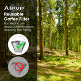 no need to use disposable filter paper, reducing tree felling