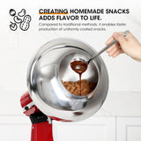 Aieve Snack Coater Coating Pan Attachment Plus For Tilt-Head Stand Mixers