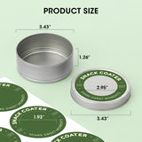 Snack Coater Treat Tins with Lids – 5 oz, 10 Pack
