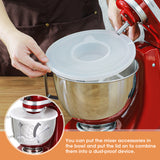 how to use mixer bowl cover lid