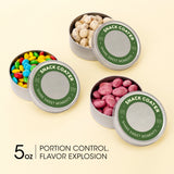 Snack Coater Treat Tins with Lids – 5 oz, 10 Pack