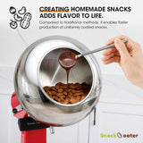 Aieve Snack Coater Coating Pan Attachment For Tilt-Head Stand Mixers