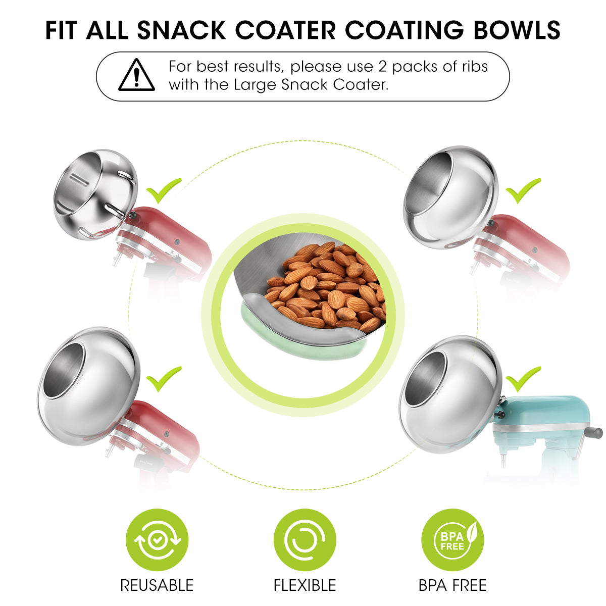 Snack Coater Magnetic Ribs – 1 Pack