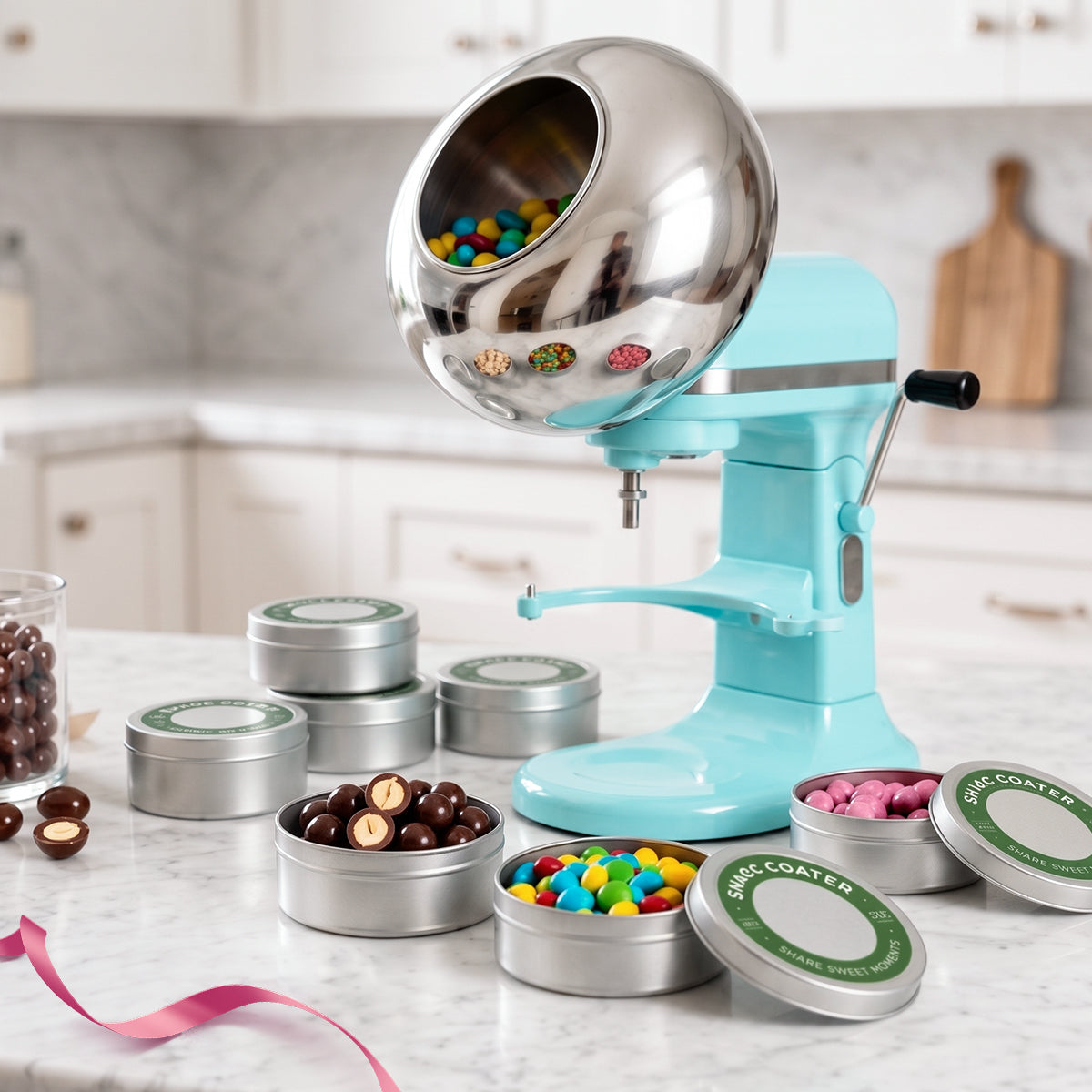Snack Coater Treat Tins with Lids – 5 oz, 10 Pack
