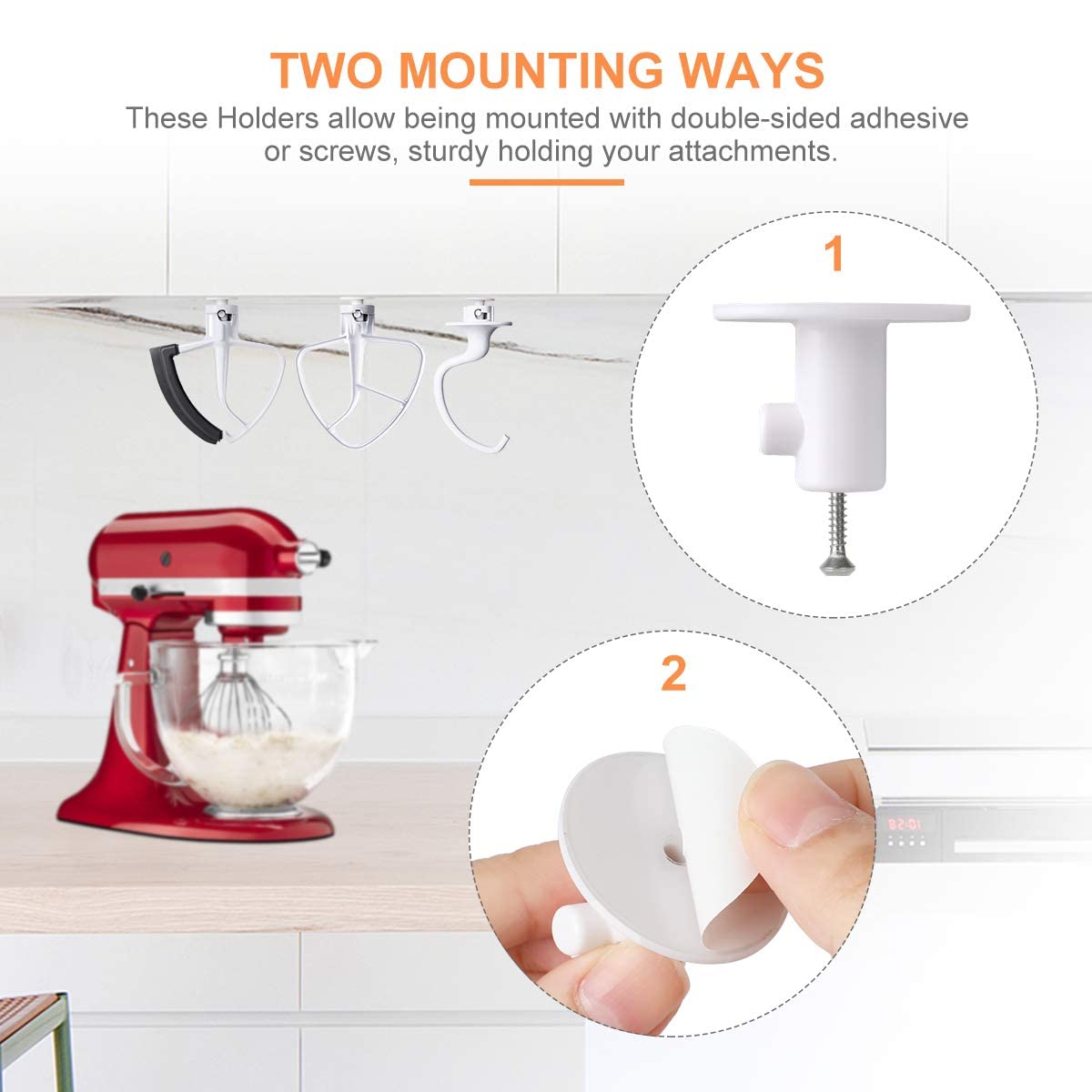 two mounting ways to use holder