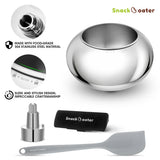 Aieve Snack Coater Coating Pan Attachment For Tilt-Head Stand Mixers